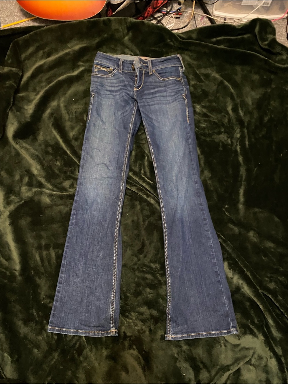 Ariat Women's Dark Blue Bootcut Jeans 27L